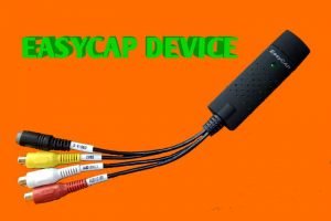 What is an EasyCap connector for connecting receiver to laptop