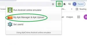 My APK Manager and Apk upload folder