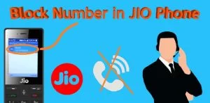 How to block number in jio phone