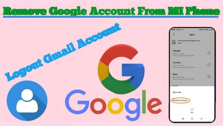 How to remove google account from mi phone