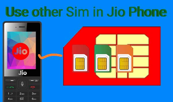 How to unlock jio phone for other sim