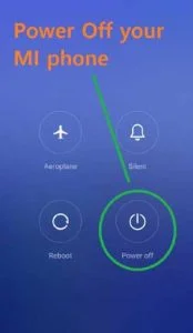  how to reset mi phone with power button