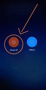 Reset vivo smartphone using power and volume button