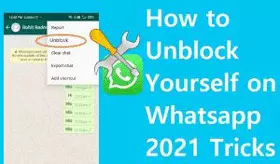 How to unblock yourself on whatsapp