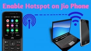 How to turn on hotspot in jio phone