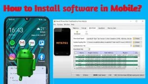 How to install software in mobile