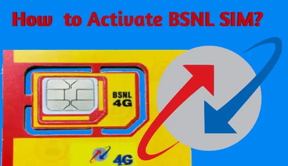 how to activate BSNL SIM