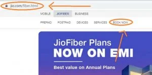 How to apply for the jio giga fiber broadband connection