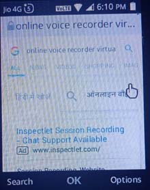 Type 'online voice recorder virtual speech' on google and search it