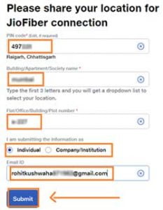 How to book jio fiber broadband connection FTTH