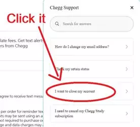  how to delete chegg account and data