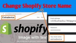 How to change shopify store name