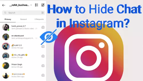 How to hide chat in instagram