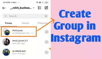 How to create group in instagram