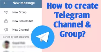 How to create telegram channel and group