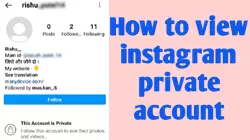 How to see instagram private account posts