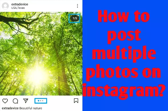 how to post multiple photos on instagram