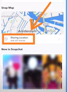 appear the number of friends having on your snapchat account