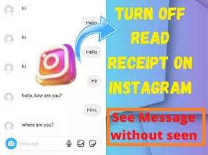 How to turn on read receipt on instahgram