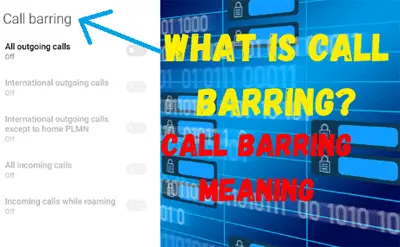 What is call barring