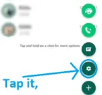 Tap on the setting icon as you can see below.