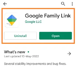 google family link parental control app location tracking