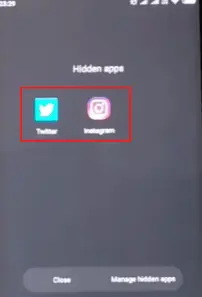  you can access hidden apps on the Redmi MI phone