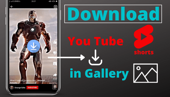 How to download youtube shorts in gallery