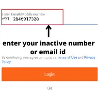 enter phone and email id