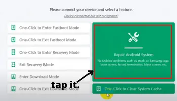 Download the software of ReiBoot on your PC and click on the option ' Repair Android System.'