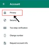 account privacy on whatsapp