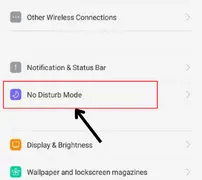 Do not Disturb mode