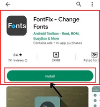 download fontfix app from playstore