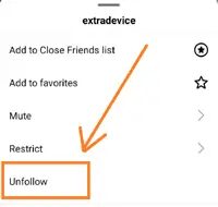 unfollow the person to whom you don't want to show your post of instagram